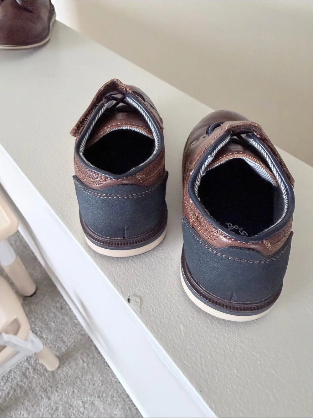 Toddler boy slip-on Oxford shoe